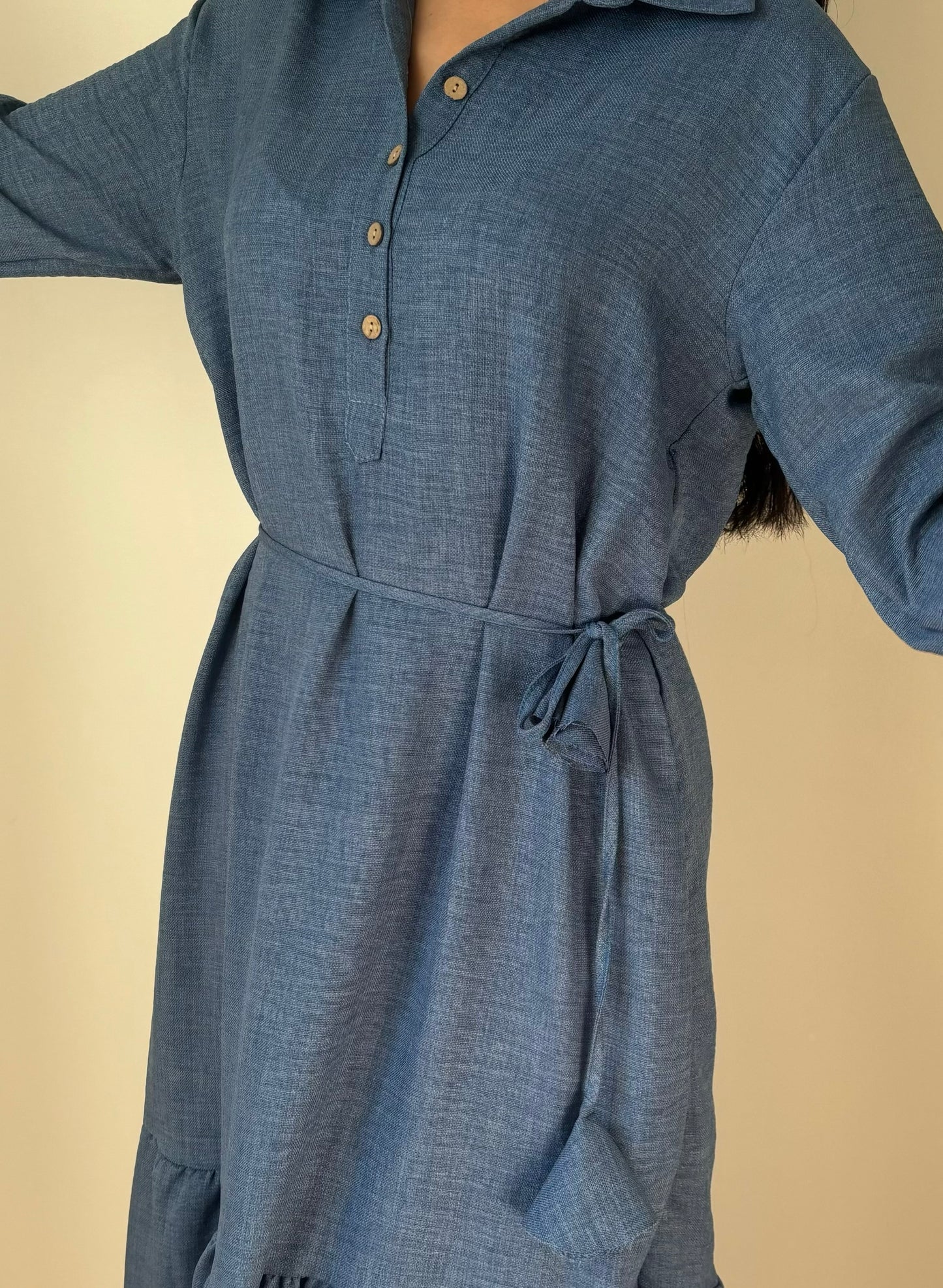 Robe longue uni