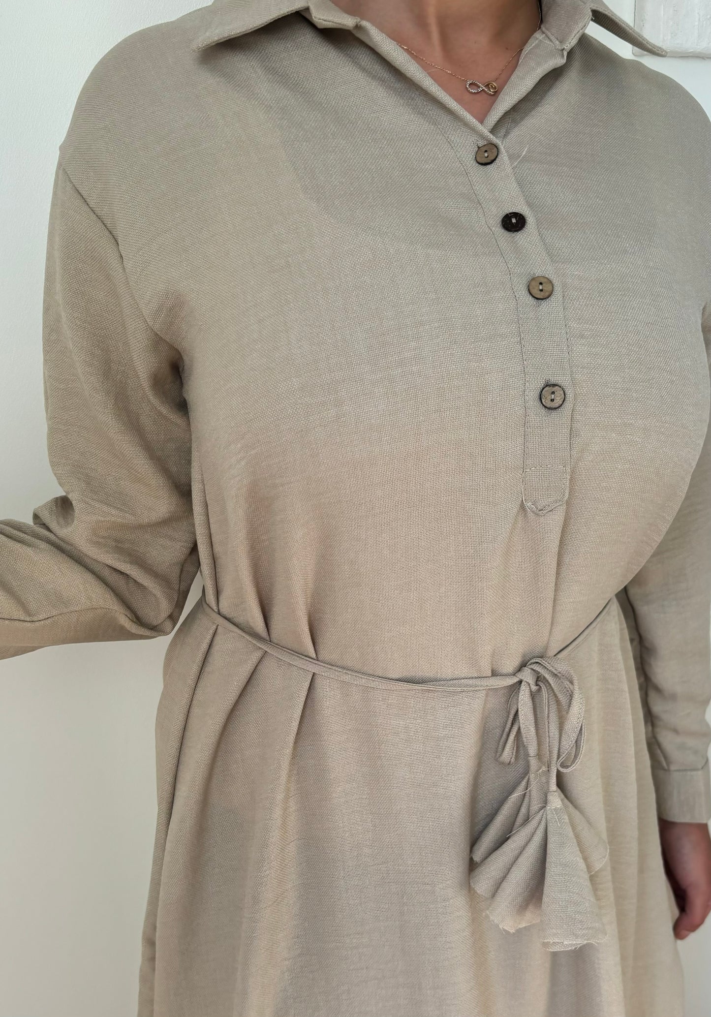 Robe longue uni