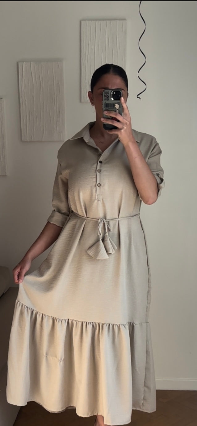 Robe longue uni