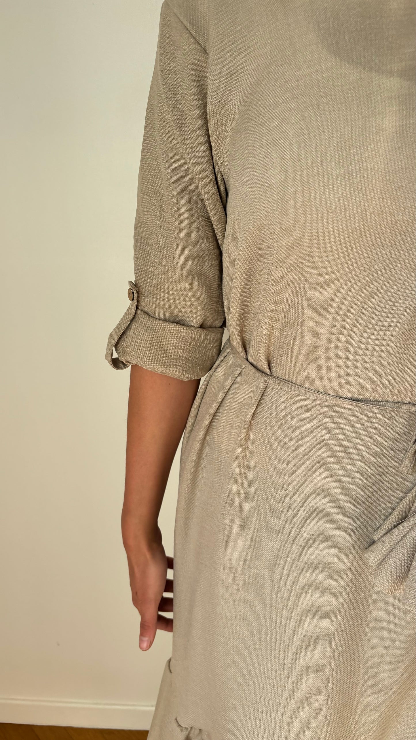 Robe longue uni