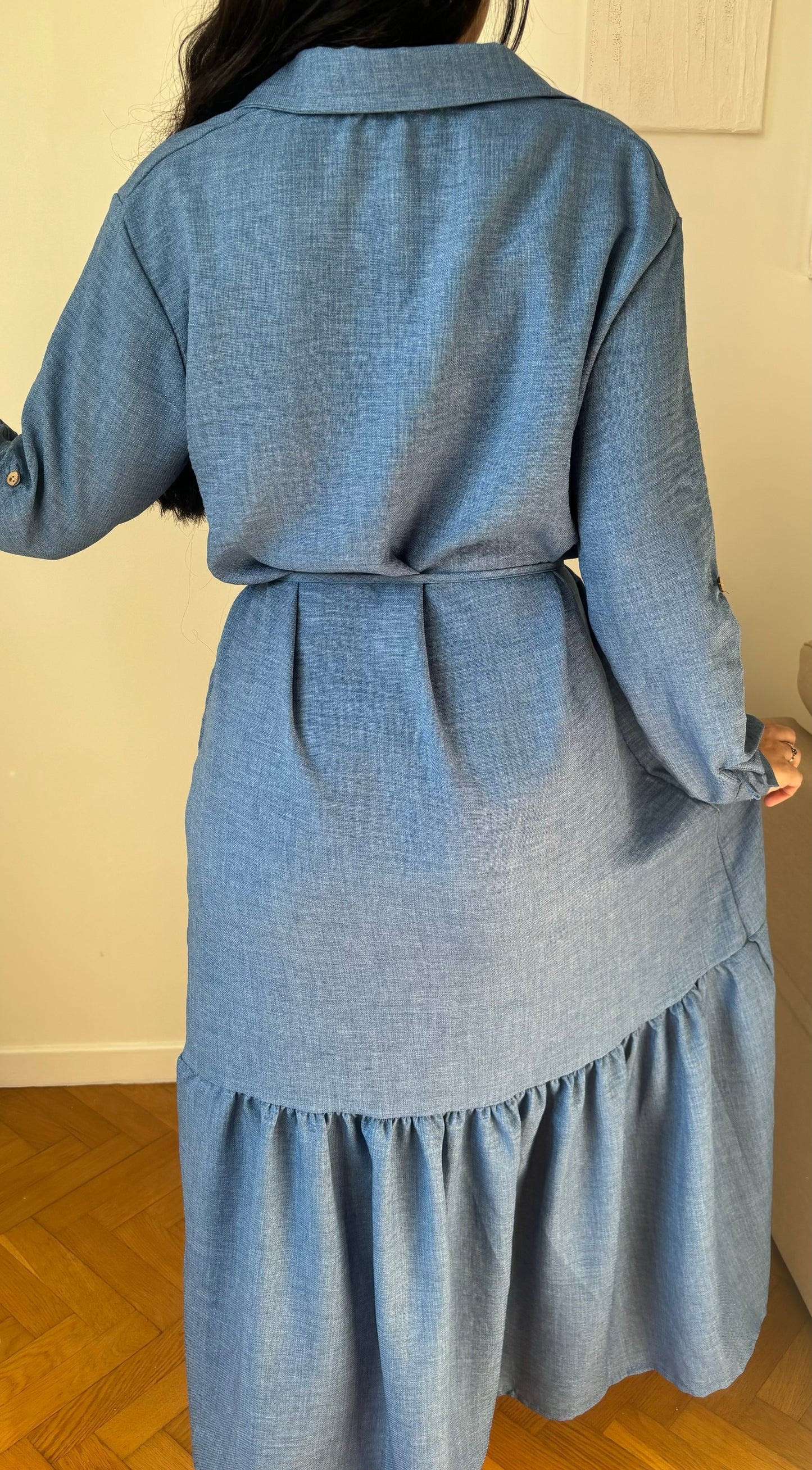 Robe longue uni