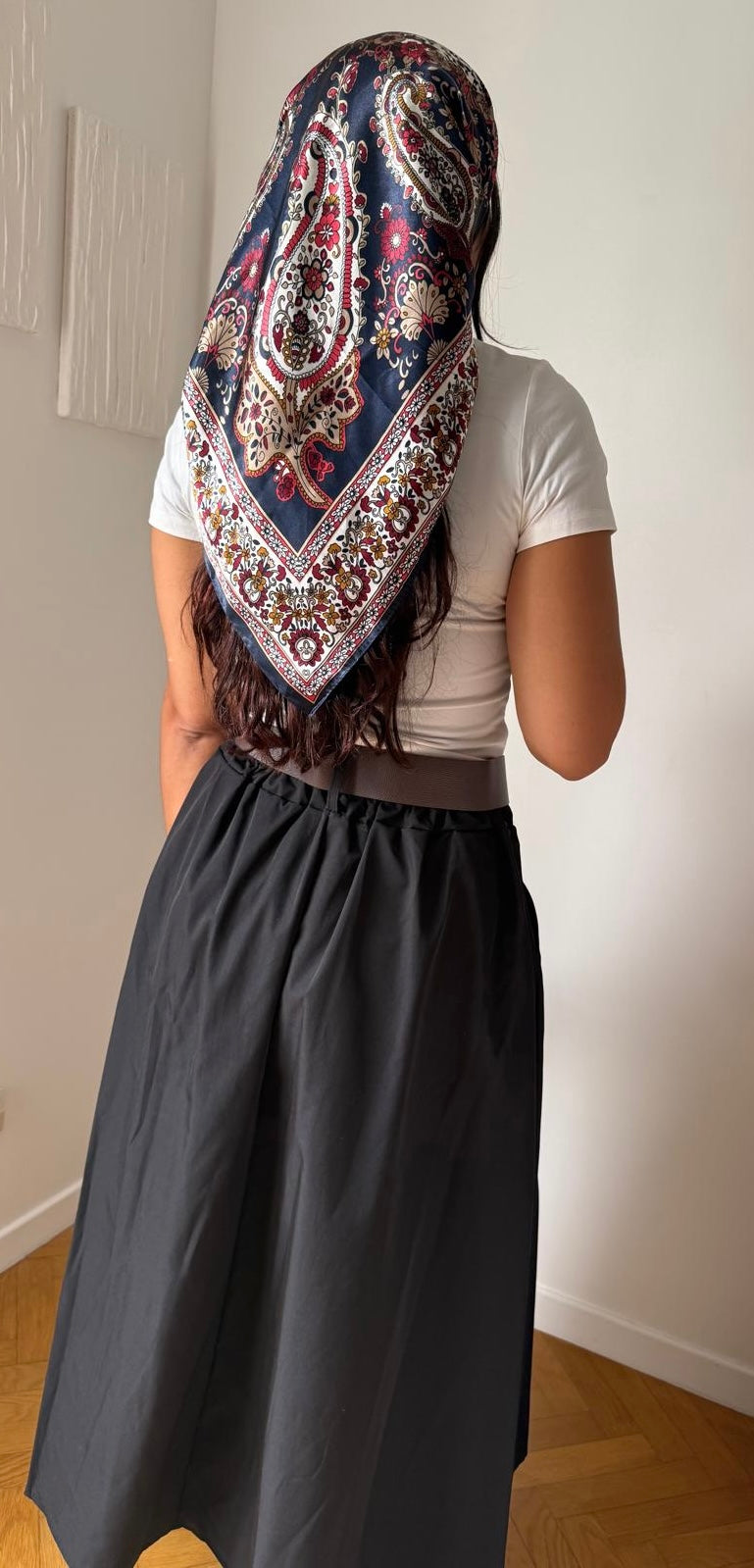 Jupe trapèze longue