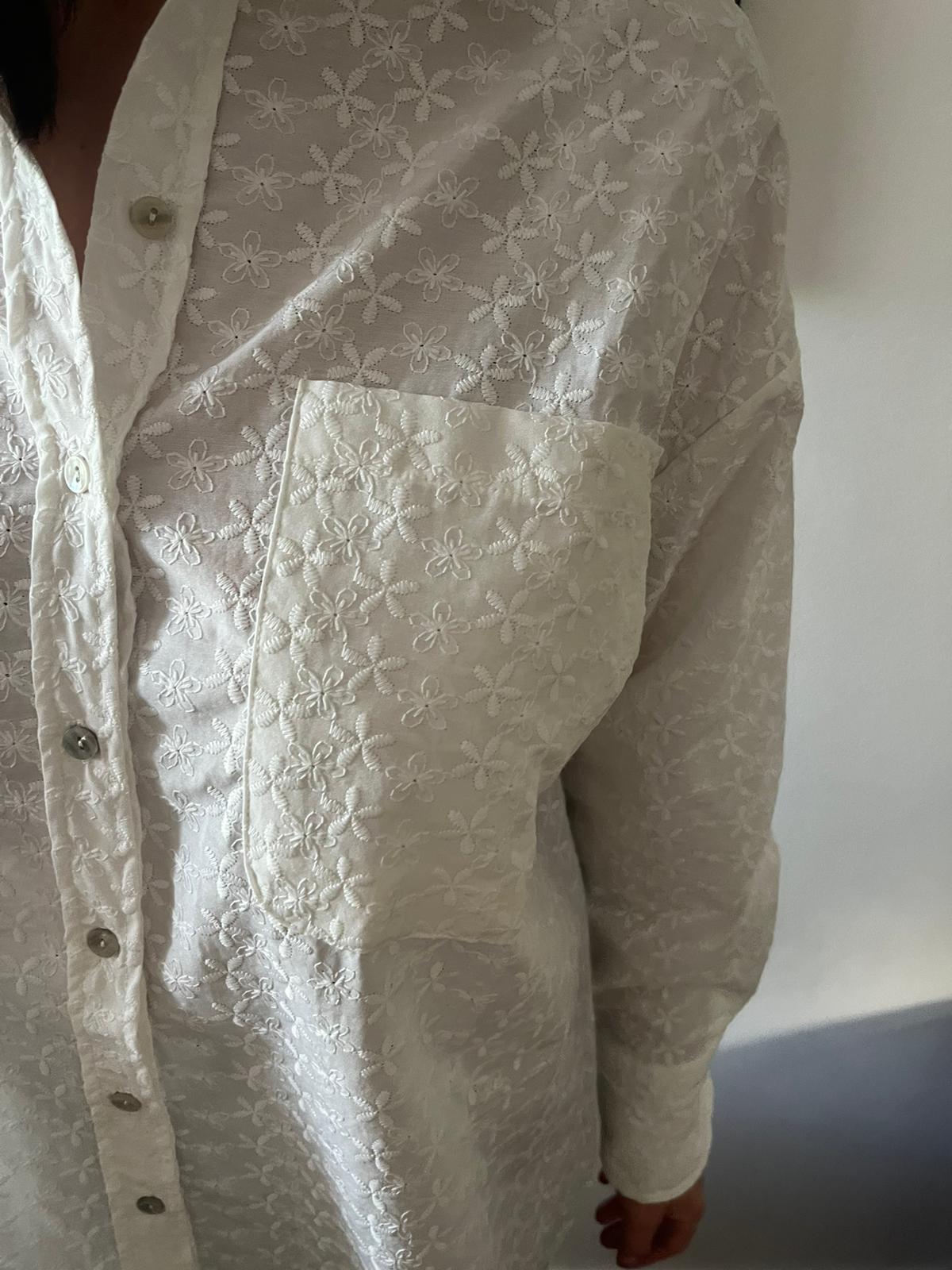 CHEMISE BRODEE OVERSIZE