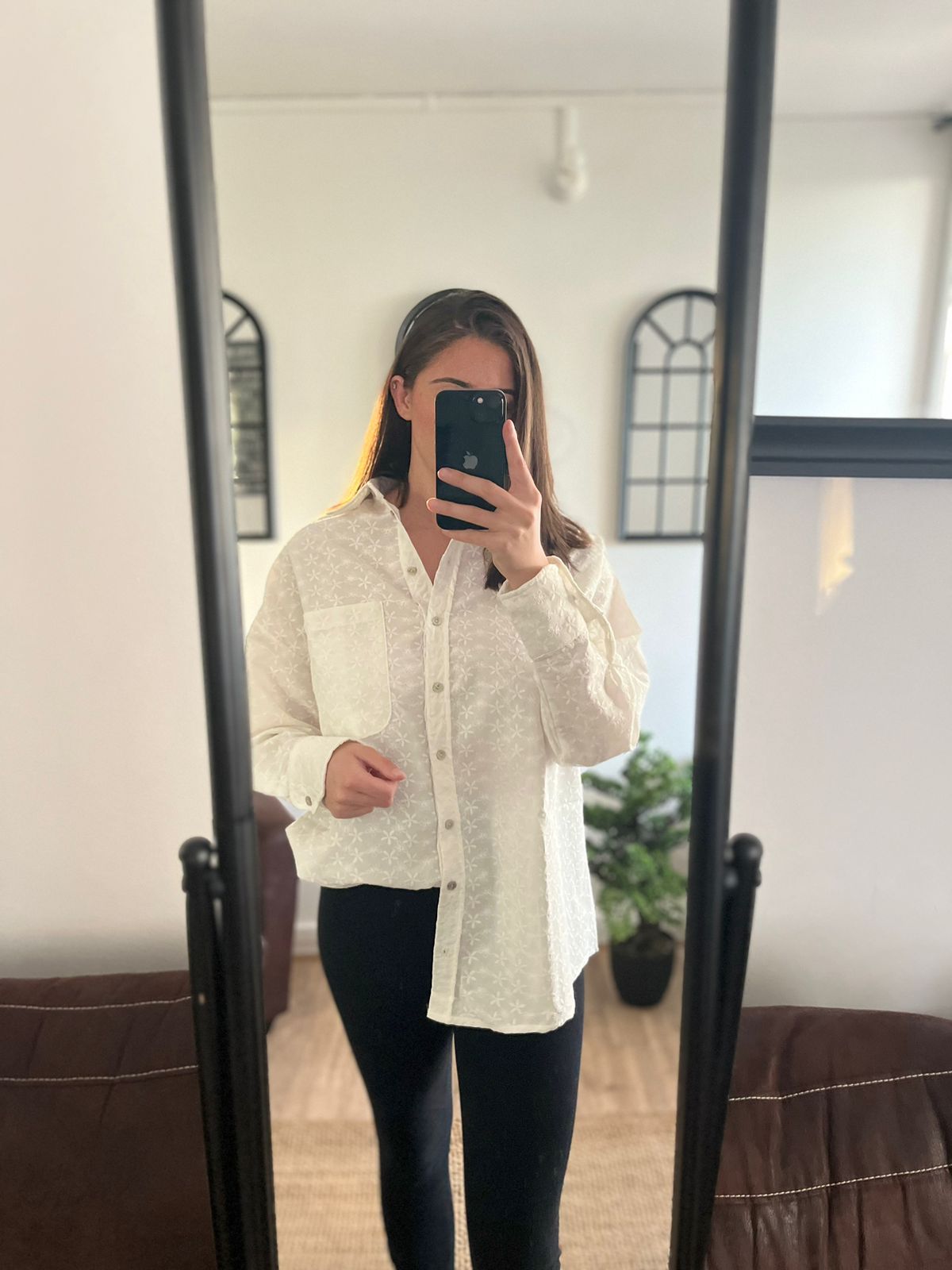 CHEMISE BRODEE OVERSIZE